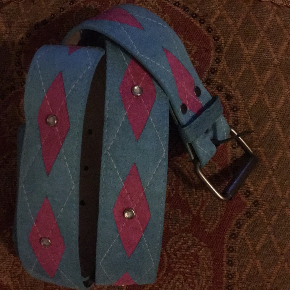 Pink and Blue belt